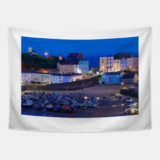 Tenby Harbour, Wales Tapestry