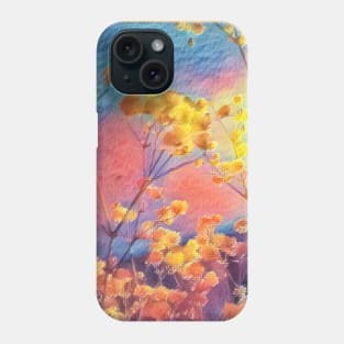 Yellow flowers Phone Case