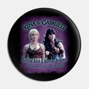 Xena & Gabrielle Vintage Look Pin