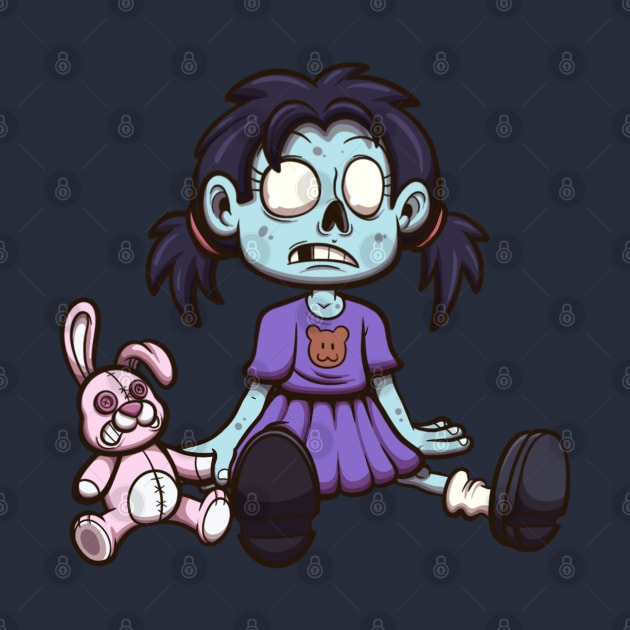 Little Zombie Girl by TheMaskedTooner