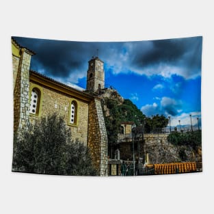 Clouds over Arachova Tapestry