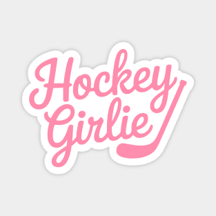 Hockey Girlie! Pink Girly Magnet