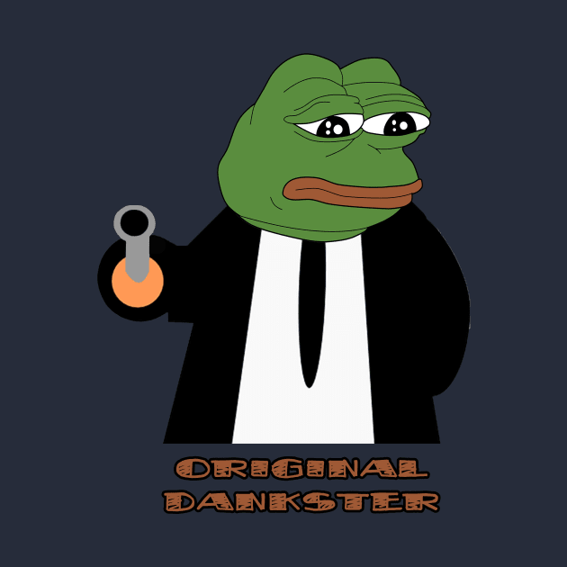 meme pepe funny dank gangster by untagged_shop