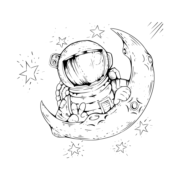 Cute Astronaut by Liniskop