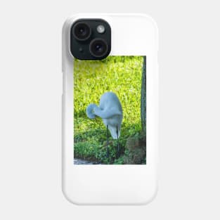 Cleaning Egret Phone Case