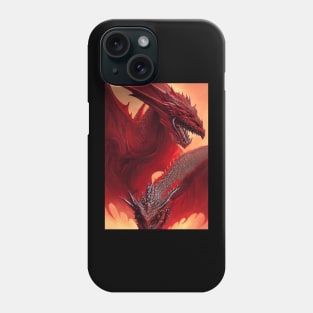 Eborsisk Red Dragon Phone Case