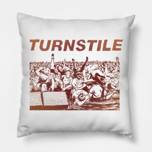 turnstile fan art Pillow