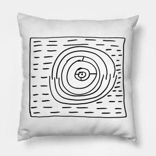 The painting of a maze Pillow