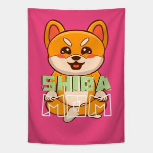 Shiba mom| Crypto gift Tapestry