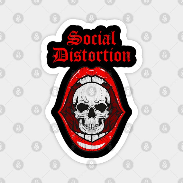 Social Distortion Mommy's Little Monster Magnet by Rooscsbresundae