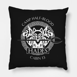 Hades Logo (White) Pillow