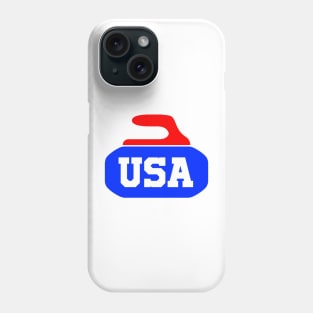 USA Curling Phone Case