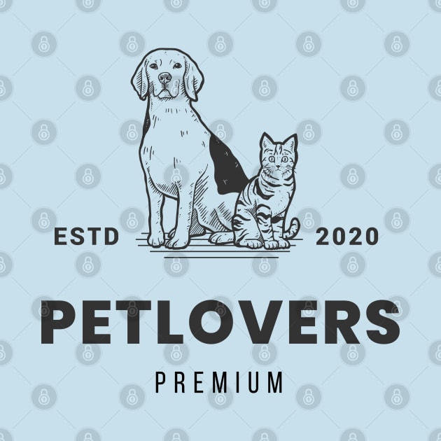 Cats Dogs Retro Petlovers Premium Brand Estd Established in 2020 by ActivLife