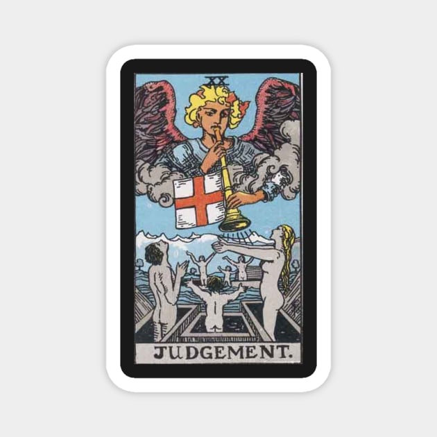 The Judgement - Tarot Card Magnet by Bootyfreeze