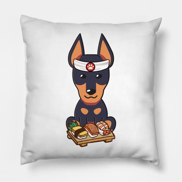 Sushi Chef Alsatian Pillow by Pet Station