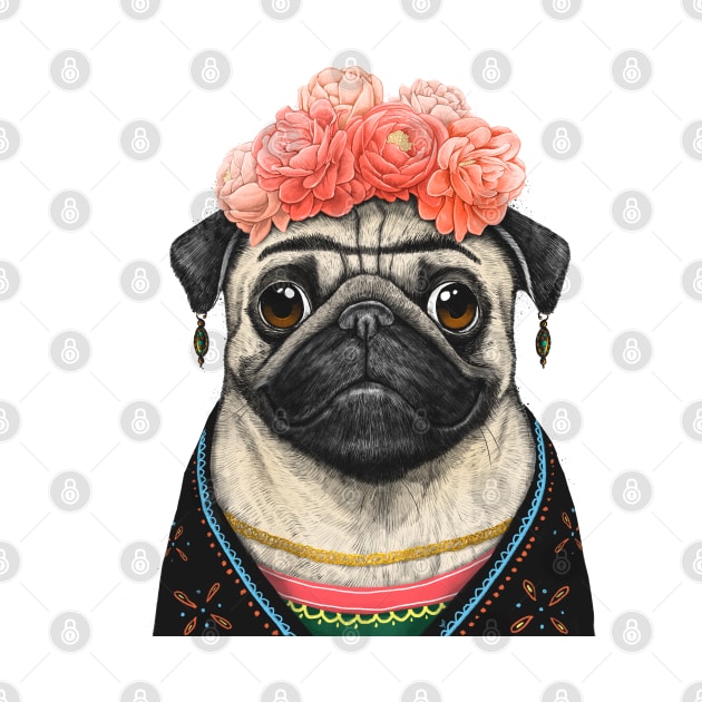 Pug Frida by NikKor