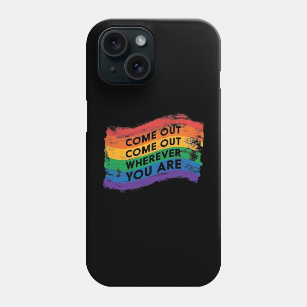Come out Phone Case by JennyPool