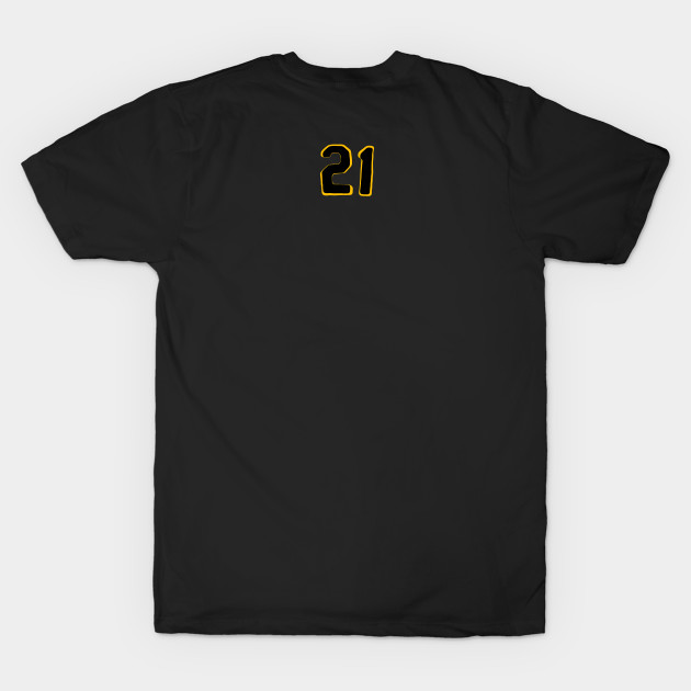 Roberto Clemente #21 T Shirt Black