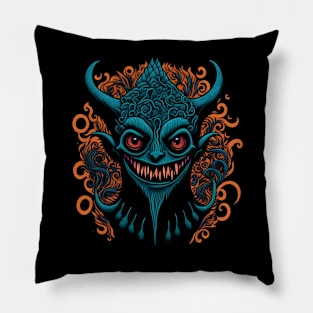 A sinister smile Pillow