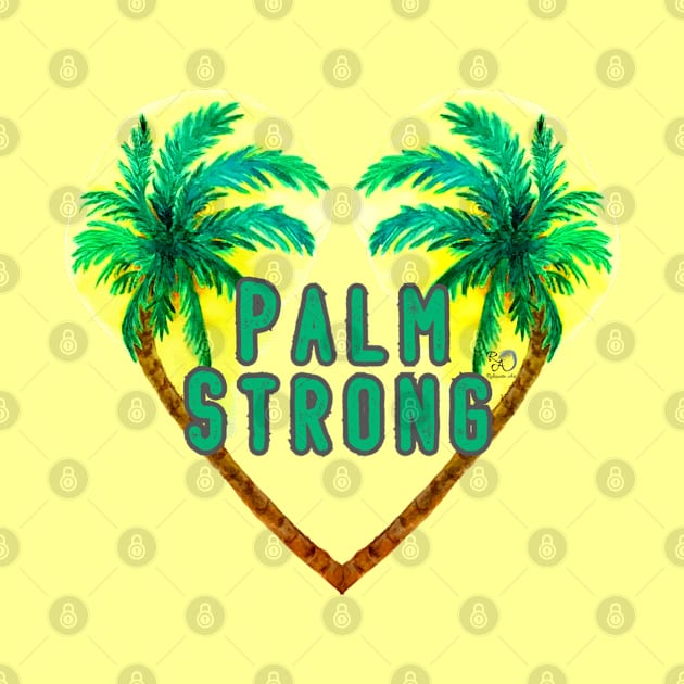 Palm Strong Original Art by Robinette Art