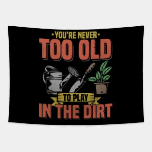 Funny Gardening T Shirts lawn mover plants Tapestry