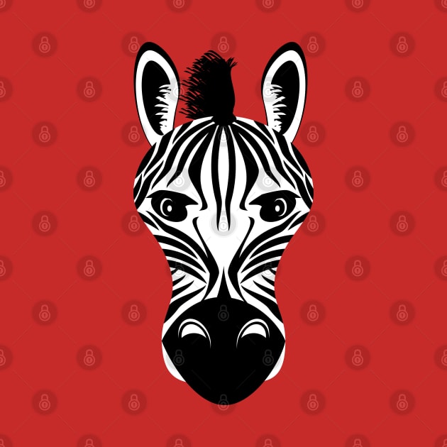 Zebra Face by mailboxdisco