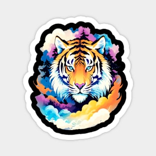 Tiger in the Mountains and Forests Magnet