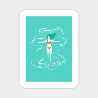 Blissful Swim Magnet