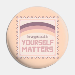 Selfcare Voice [beach] Pin