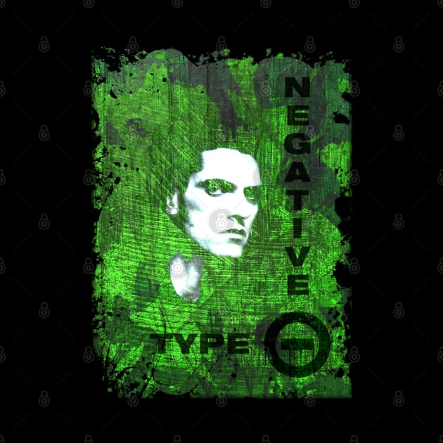 Type O Negative - Peter Steele - (Creepy Green) Light Version. by OriginalDarkPoetry