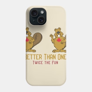 Better Than One Twice The Fun - TwoLeaf Phone Case