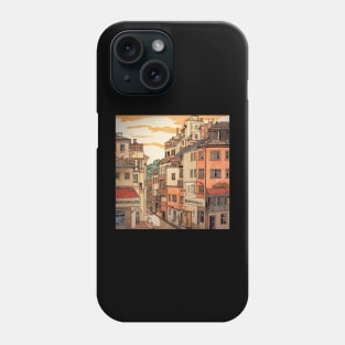 Blekinge city drawing Phone Case