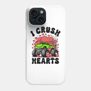 I Crush Hearts Monster Truck Phone Case