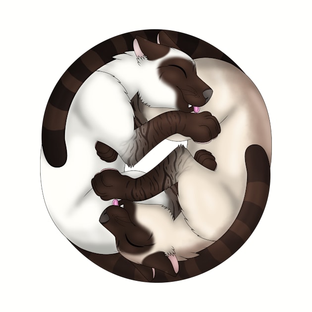 Yin-Yang Cats: Seal Lynx Point by spyroid101