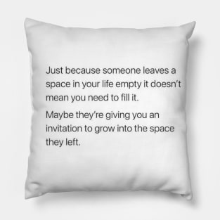 Important quote Pillow