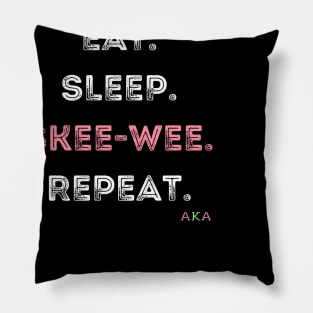 Eat. Sleep. Skee-Wee. Repeat Pillow