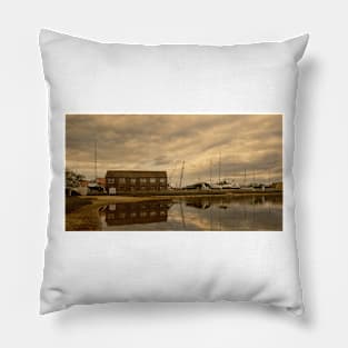Tollesbury Harbour Boat Shed Pillow