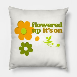 Flowered Up Pillow