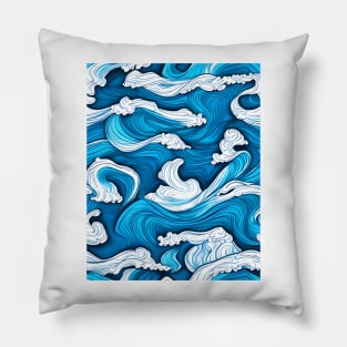 Ocean Bliss Wave Pillow