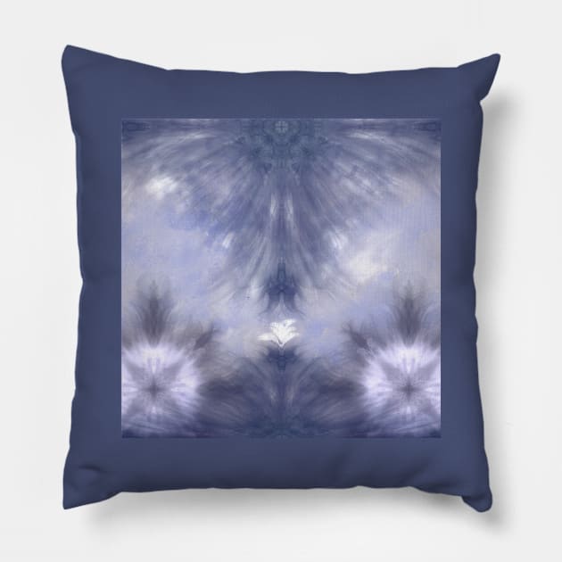 Blossom in the clouds Pillow by Kcinnik