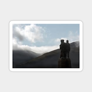 Commando Memorial near Spean Bridge in the Scottish Highlands Magnet