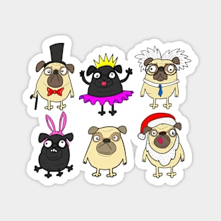 Pug Funny Collection Magnet