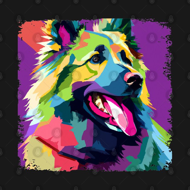 Belgian Tervuren Pop Art - Dog Lover Gifts by PawPopArt