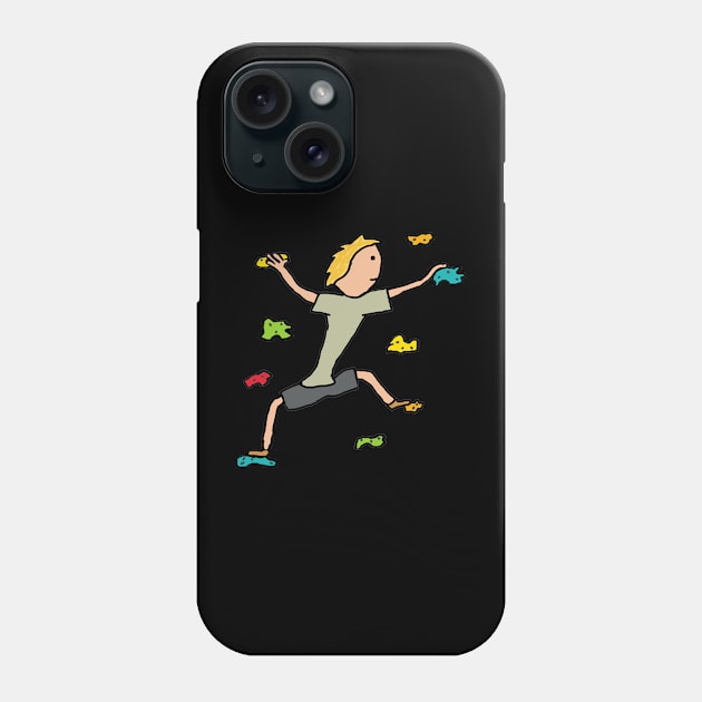 Indoor Climbing Phone Case by Mark Ewbie