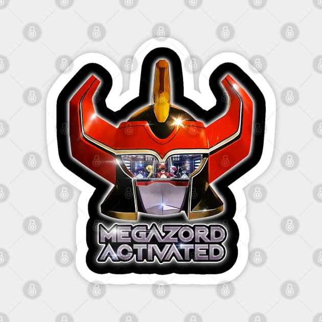 Megazord Activated Magnet by creativespero