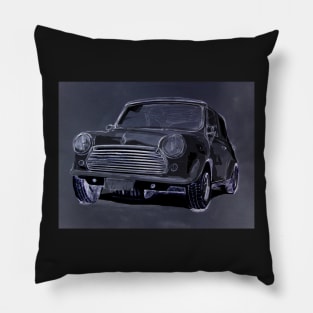 Classic Mini Chalk Black Pillow