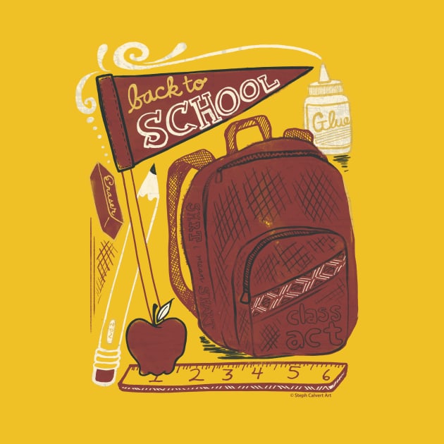 Back to school by Steph Calvert Art