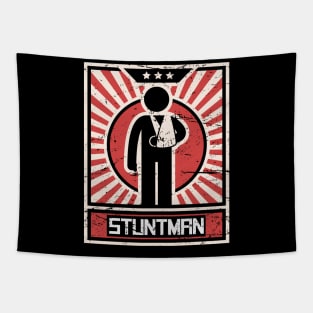 Stuntman Fractured Broken Arm Get Well Gift Tapestry