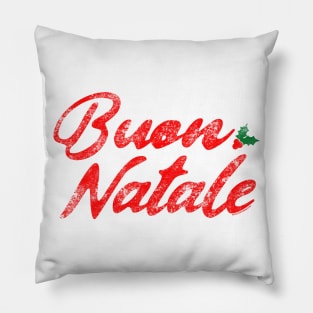 Buon Natale Retro Pillow