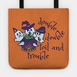 Funny Witch Ghosts Shakespeare Quote Halloween Tote